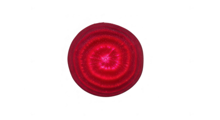 Slice of Beetroot Isolated 