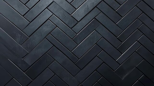 Textured black herringbone pattern for modern design