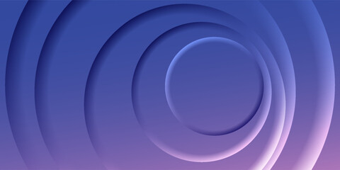 Gradient background. Abstract circle papercut smooth color composition. Vector Eps 10