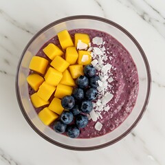 Chia Seed Pudding with Mango and Berries
