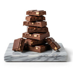 Fototapeta premium chocolate with nuts