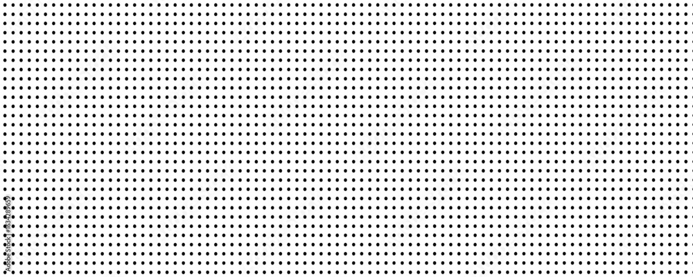 Poster dot pattern seamless background. polka dot pattern template monochrome dotted texture modern digital