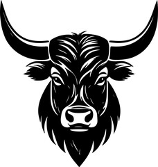 Bull head logo icon