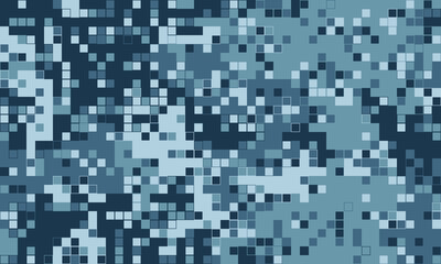 Fototapeta premium Abstract pixelated background in shades of blue. Perfect for technology, digital art, or modern design projects.