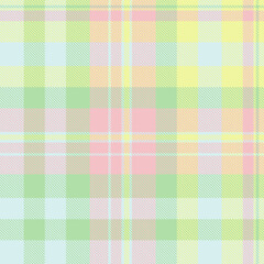 Dining tartan pattern seamless, hippy texture plaid fabric. Dress vector check textile background in light and lime colors.