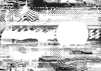 Fototapeta premium Grunge urban background. Vector. Textured banner . Futuristic digital background. Grungy effect . Abstract,splattered , dark, dirty,cyber punk poster for your design. 