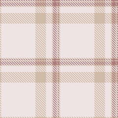 Elegant blush pink and beige plaid pattern.  Subtle texture and soft color palette perfect for backgrounds, textiles, or website designs.  Evokes feelings of warmth, comfort, and sophistication.