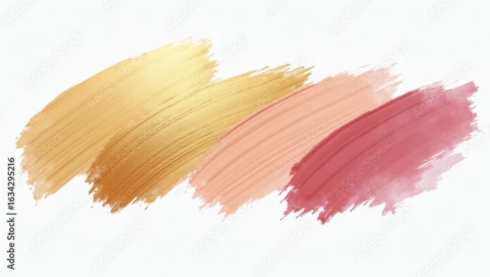 Poster a vibrant display of colorful brushstrokes, evoking a sense of artistic expression and visual intere