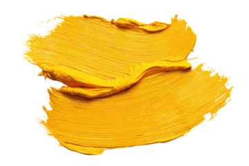 Bold, vibrant yellow paint stroke (4)