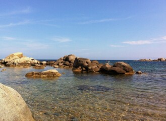 Arbatax, Tortoli, Province of Oglistra, Sardinia, Italy -June 5, 2013: Tourist destination