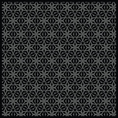 Modern Black And White Vector Tile Pattern