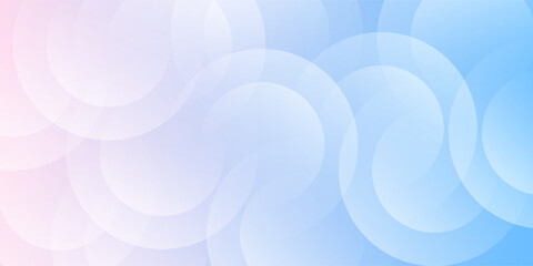 abstract background .blue and pink gradation. circle effect style. modern minimalist.eps 10