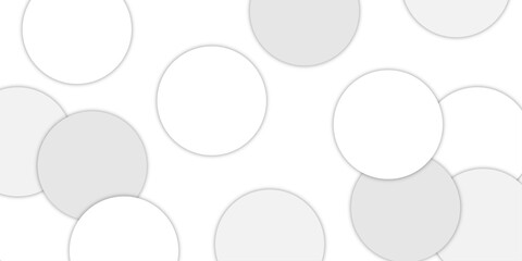 Easter bunny card design with colorful paper circle vector illustrations and speech bubble shapes