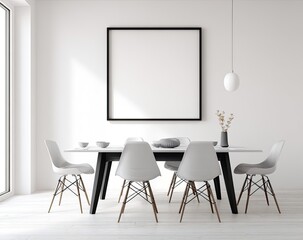 Modern dining room mockup (1)