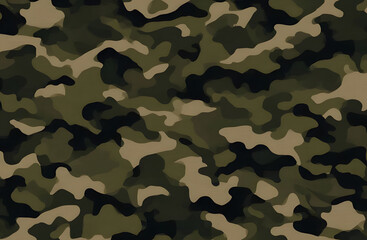 camouflage, army style, khaki color, protective print. stylish design for uniform