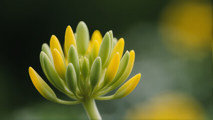 Fototapeta premium yellow tulip flower