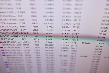 Obraz premium The results of the Internet Speed Test are displayed for your convenience and analysis purposes