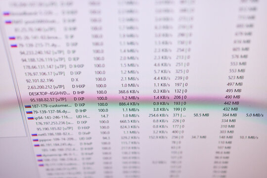 The results of the Internet Speed Test are displayed for your convenience and analysis purposes