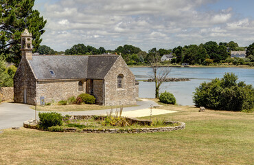 Chapelle Notre-Dame-de-la-Nativité à Saint Philibert dans le département du Morbihan - Bretagne