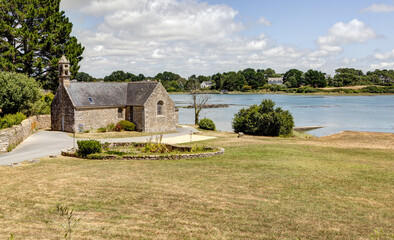 Chapelle Notre-Dame-de-la-Nativité à Saint Philibert dans le département du Morbihan - Bretagne
