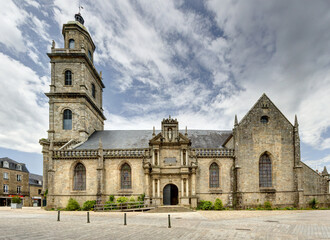 Obraz premium Eglise Saint-Gildas à Auray dans le département du Morbihan - Bretagne