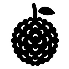 Lychee Fruit Illustration