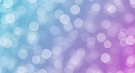 Fototapeta premium Blue and purple gradient bokeh background with luminous circles and light effect for abstract web or design element.