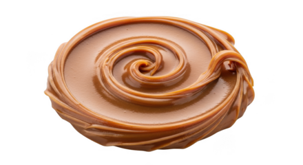 Ornate swirl carving isolated on transparent background