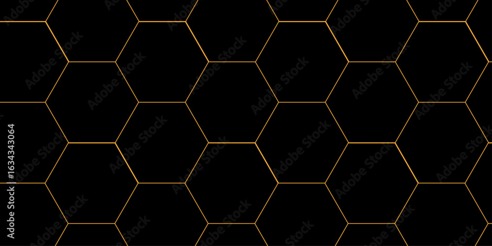 Aufkleber abstract background with hexagon, modern abstract vector polygonal pattern. futuristic abstract hone