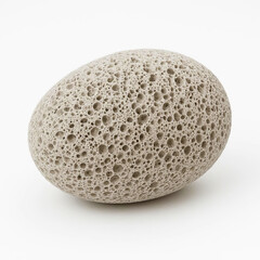 Porous lava rock on white

