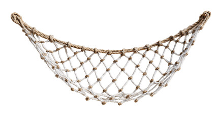 Obraz premium A minimal display of cargo net, white background --ar 16:9