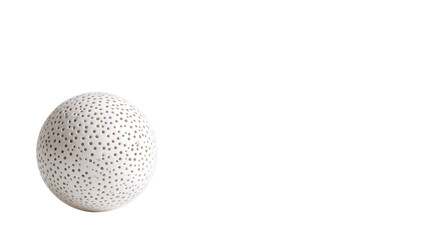 A minimal display of decoration ball, white background --ar 16:9