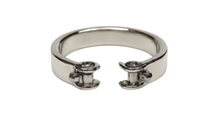 A plain image of bracelet clamp, white background --ar 16:9