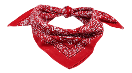 A single bandana, white background --ar 16:9