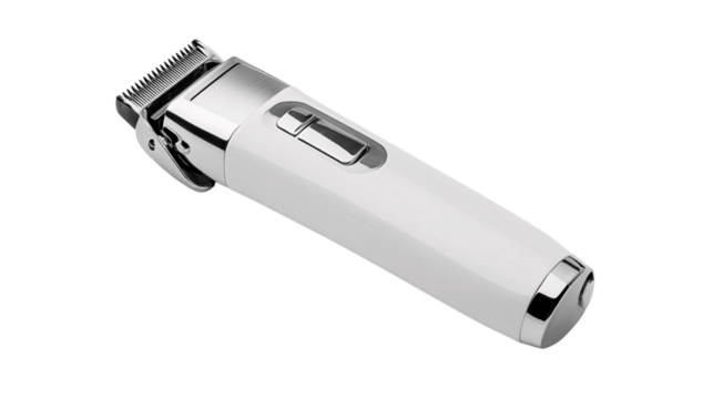 A single cordless trimmer, white background --ar 16:9