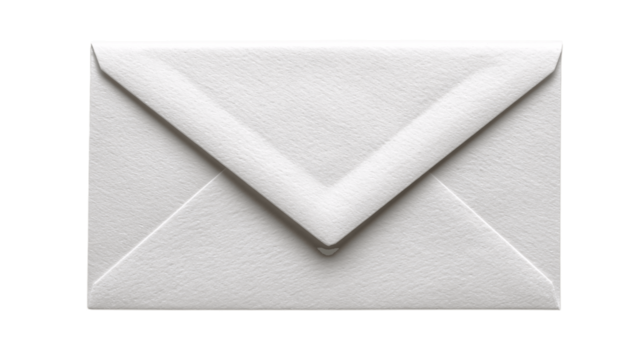 A single envelope holder, white background --ar 16:9