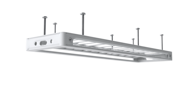 A standalone ceiling hanger, white background --ar 16:9