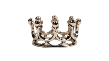 An individual crown clip, white background --ar 16:9