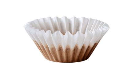 One coffee filter, white background --ar 16:9