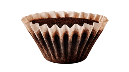 One coffee filter, white background --ar 16:9