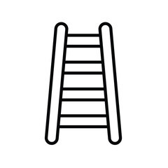 Simple Outline of a Vertical Ladder for Various Design Uses
