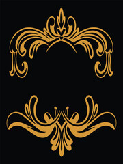 Modern Edge Vector Decorative Ornamental Frames