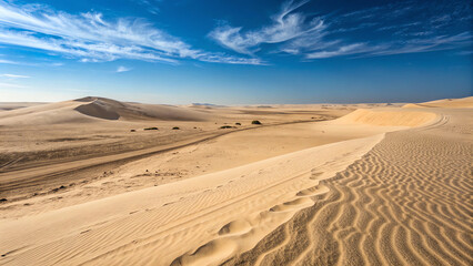 sand dunes in the desert