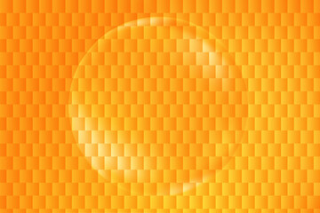 Abstract yellow gold pixel gradient background, glowing pixelated glass sphere backdrop. Elegant fluid blur texture with iridescent neon lights for presentation, poster, product display