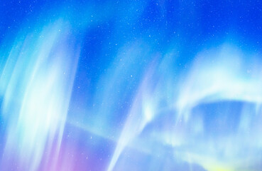 Northern lights or Aurora borealis in the sky - Tromso, Norway