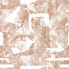 Sacral tribal ethnic motifs geometric vector background. Abstract gypsy geometric shapes sprites tribal motifs clothing fabric textile print traditional design with triangles