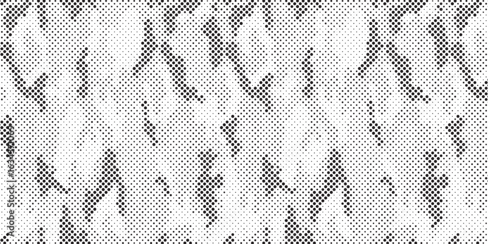 Poster abstract halftone background. military camouflage effect dot seamless pattern texture. dotted backgr