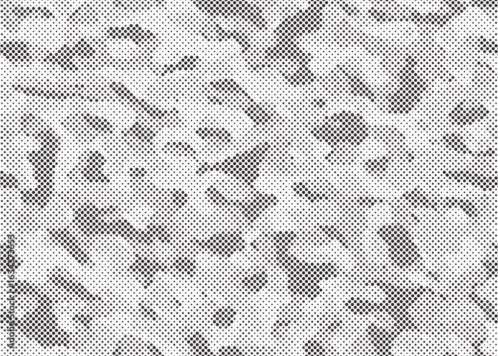 Poster abstract halftone background. military camouflage effect dot seamless pattern texture. dotted backgr