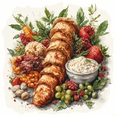 Delicious Food design very cool