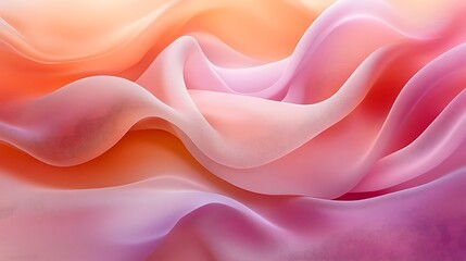 Fototapeta premium Delicate folds of soft, flowing fabric.